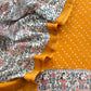 Yellow Bandhani Suit In Maheshwari With Madhubani Dupatta
