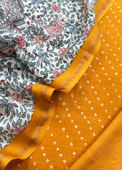 Maheshwari silk suit gifting for women

