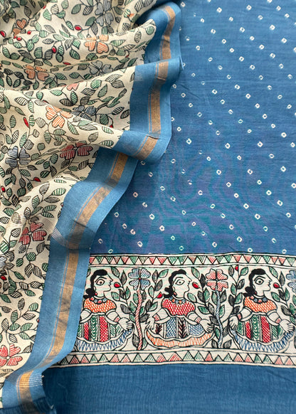 Pure maheshwari suit for women

