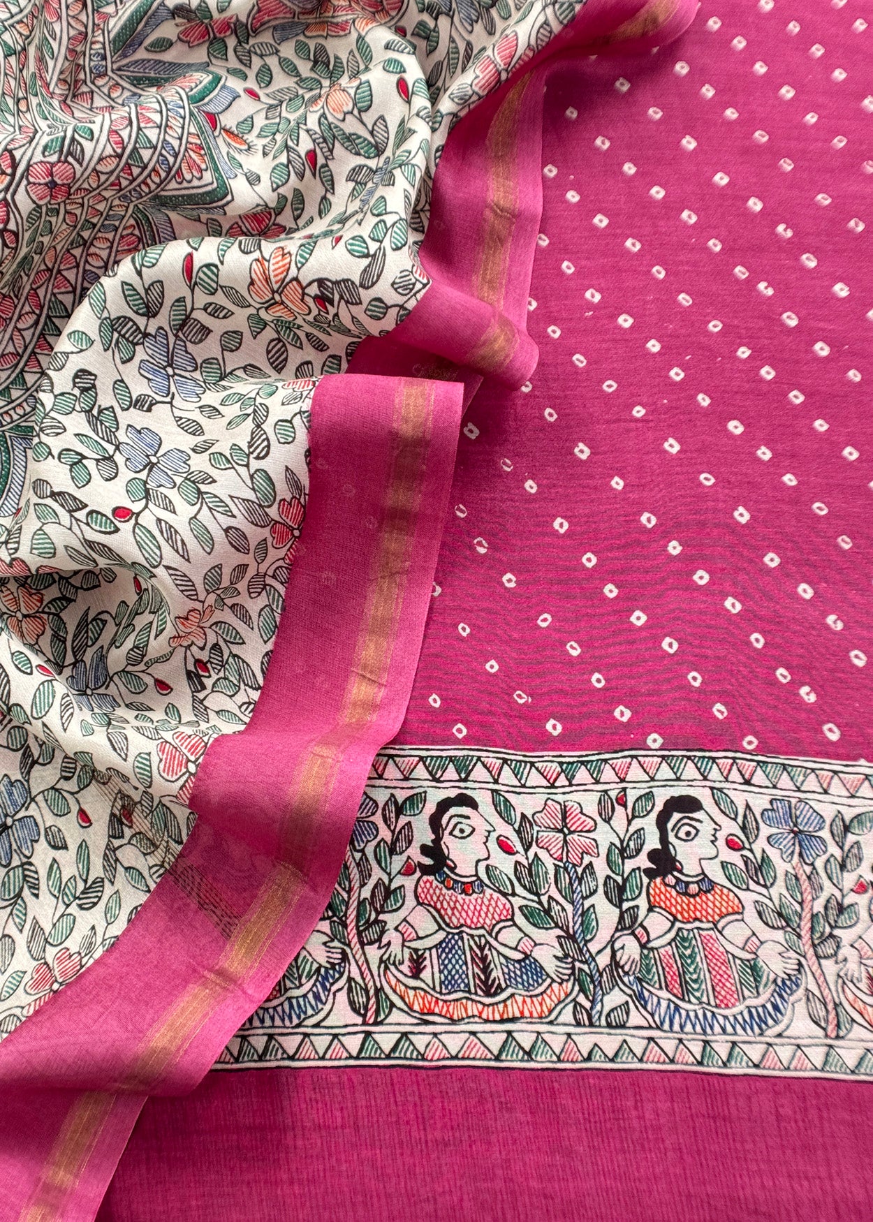 Pure maheshwari suit for women


