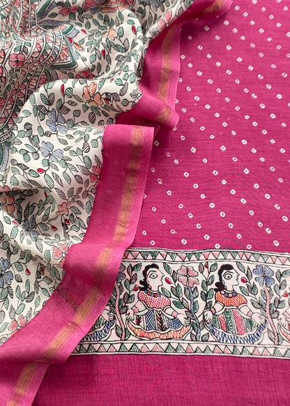 Pure maheshwari suit for women

