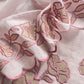 Pastel Pink Mul Cotton Suit With Lotus Appliqué Work