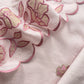 Pastel Pink Mul Cotton Suit With Lotus Appliqué Work