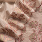 Light Pink Mul Cotton Suit With Lotus Appliqué Work
