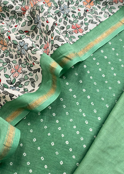 Maheshwari unstitched suit set at the best price

