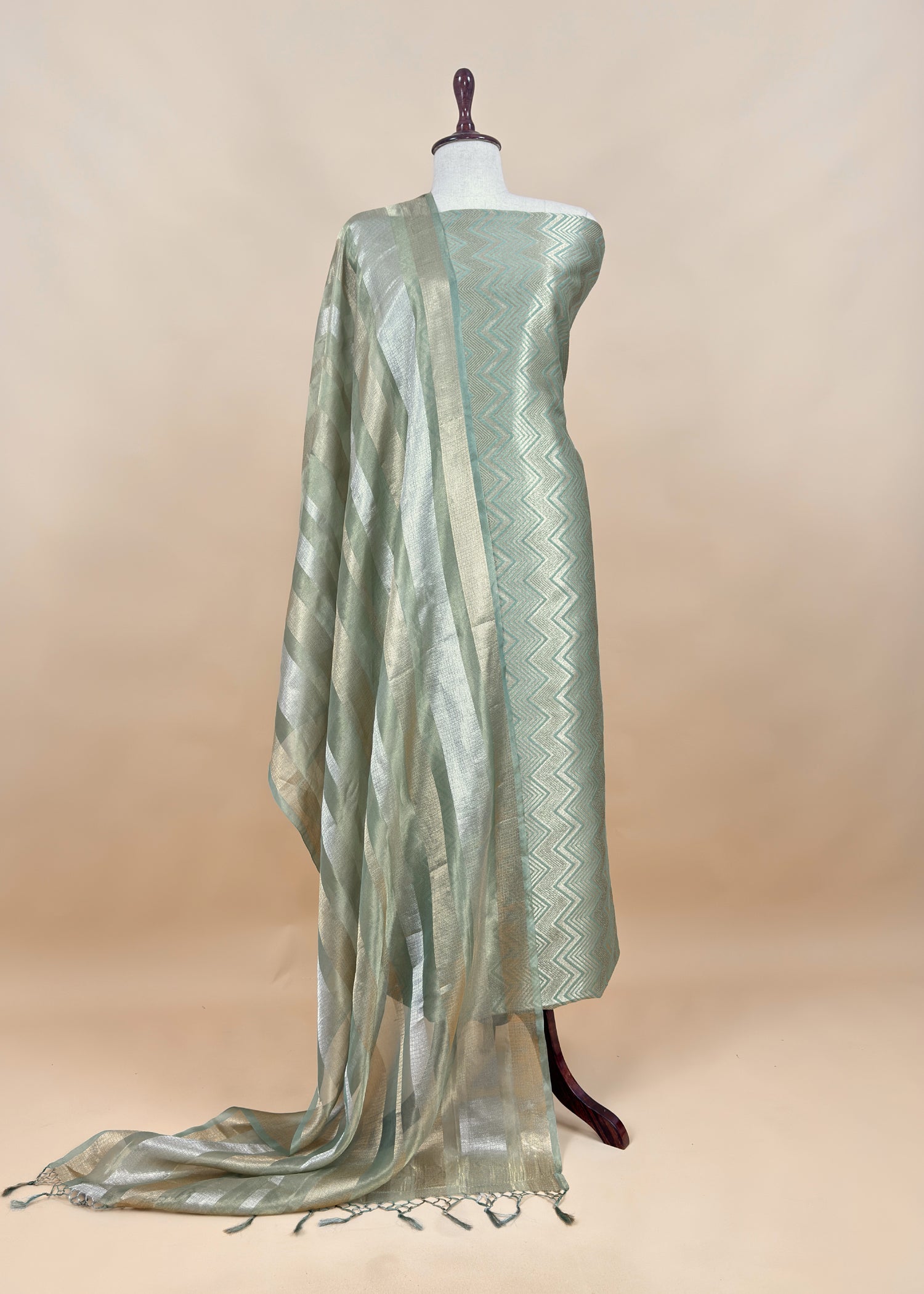 party wear brocade silk suit at the best price