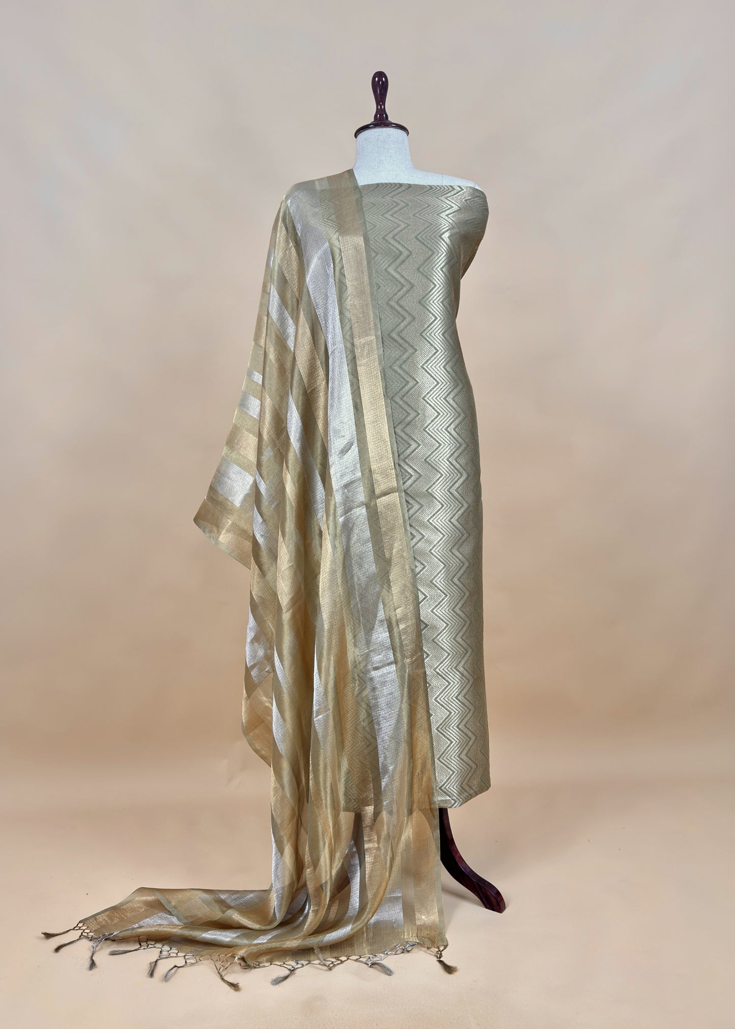 party wear brocade silk suit at the best price