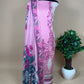 Pink  Digital Print Pakistani Suit In Lawn Fabric