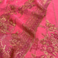 Pink Cotton Silk Suits With Kani Zari