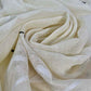 White Linen Suit With Kantha Embroidery