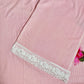 Pink Unstitched Pakistani Suit In Mulmul Cotton